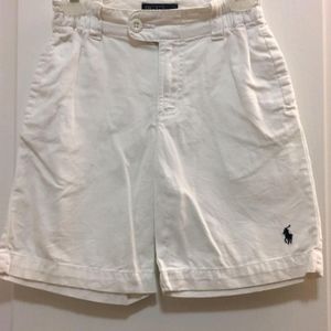 Polo shorts.